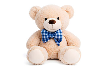 Obraz premium Teddy bear toy, isolated on white background