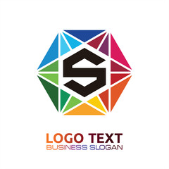 S  lettering logo is simple, easy to understand and authoritative