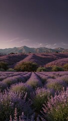 Obraz premium Solid lavender backdrop, smooth and vibrant.
