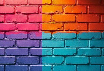 red brick wall background 