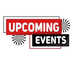 Upcoming Event Geometric Shape Banner