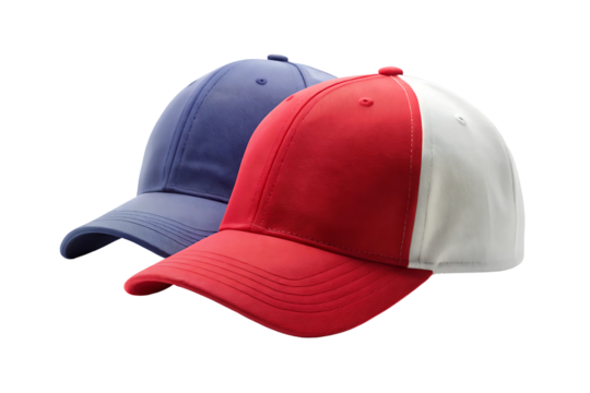 Versatile baseball cap design template available on a clean transparent backdrop.