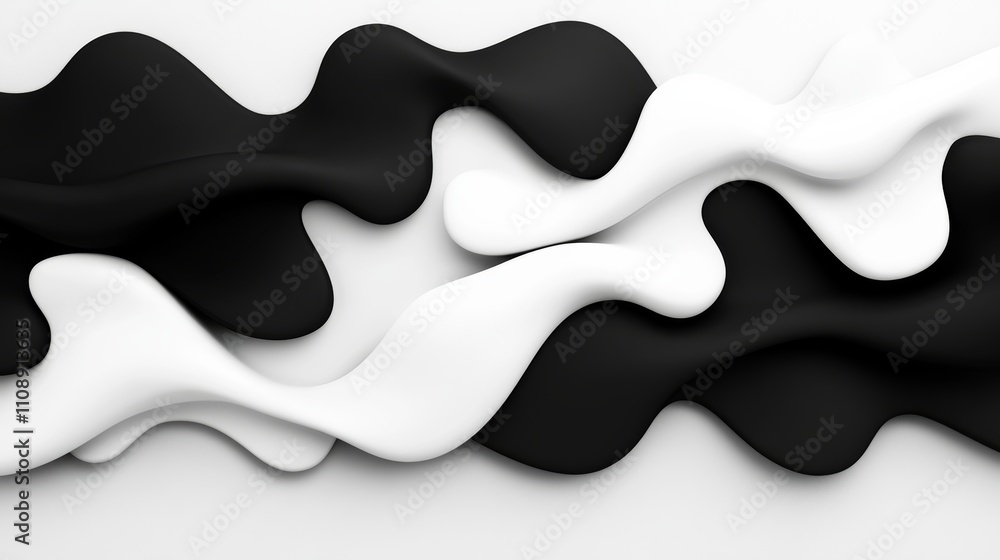 Aufkleber black and white image of a wave with a splash of white. the image is abstract and has a sense of mov