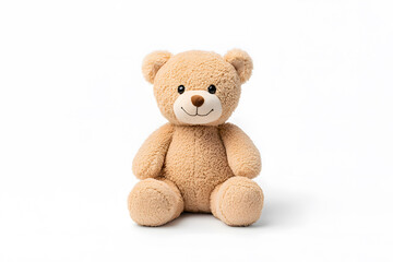 Obraz premium Teddy bear toy, isolated on white background