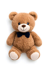 Obraz premium Teddy bear toy, isolated on white background