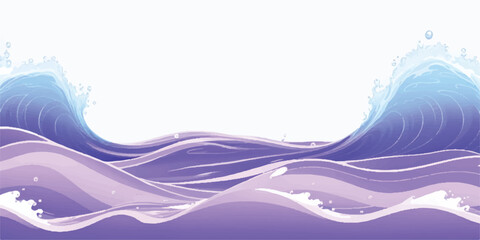 Transparent abstract purple and white abstract water color ocean wave texture background. Banner Graphic Resource as background for ocean wave and water wave abstract graphics
