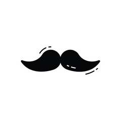 Moustache vector icon