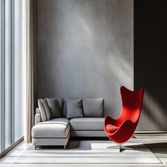 Luxury modern living room interior design featuring elegant sofas, artistic decor, and stylish lighting setups.