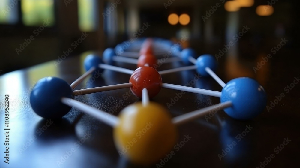 Poster graph diagram image strategic thinking abstract image one main object high quality very detailed