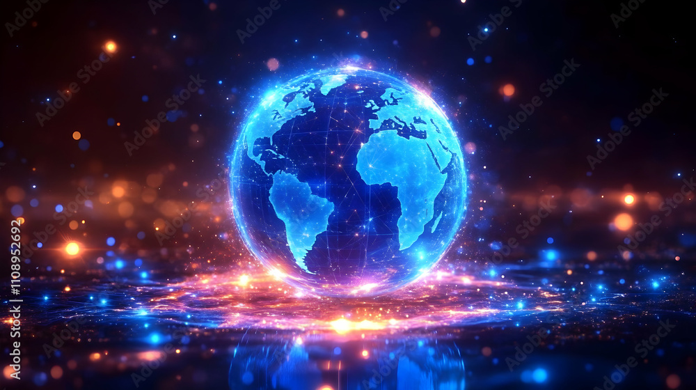 Poster global network: exploring interconnections brilliantly