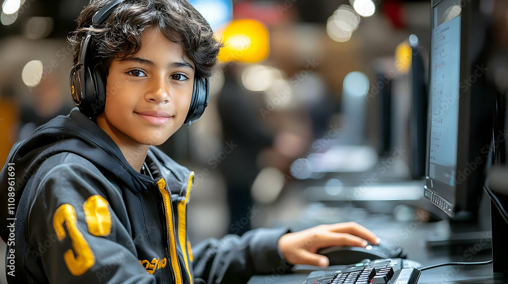 Poster youth enjoys coding, learning, and digital skills