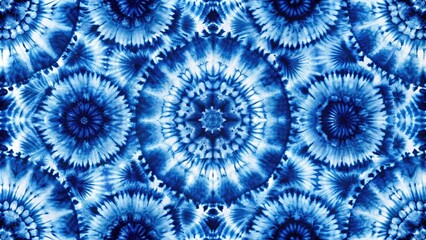 Indigo Tie Dye Seamless Pattern - Vibrant Vintage Textiles, Bohemian Designs, Ethnic Decor, Craft Supplies, Fashion Backgrounds, Artistic Prints, Coastal Aesthetics, Home Decor, DIY Projects