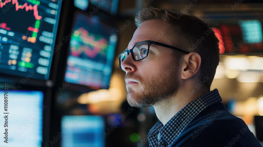 Aufkleber ai helps trader to analyze data on the securities trading stock exchange market. ai chatbot trade on