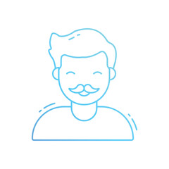 Dad vector icon