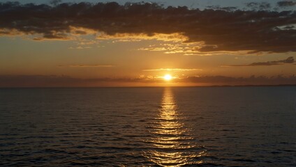 Fototapeta premium Sunrise on the horizon.