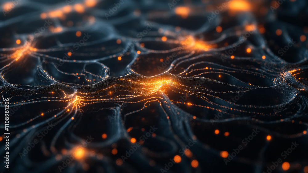 Poster neural network solves the task. neurons share the task and solving it by exchanging signals. macro 3