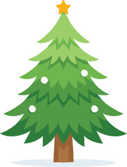 Obraz premium christmas tree set