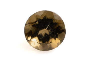 Stunning Natural Tourmaline Gemstone with Unique Star Pattern and Rich Earthy Tones