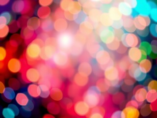 Fototapeta premium Whimsical swirl bokeh, AI-created photo backdrop.