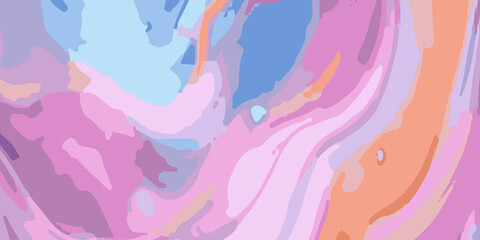 Obraz premium abstract art, fluid art. Abstract background, Decorative acrylic paint that fills the texture of mountain marble. abstract pattern, Abstract background with colorful waves of paint in pastel colors