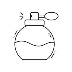 Obraz premium Perfume vector icon