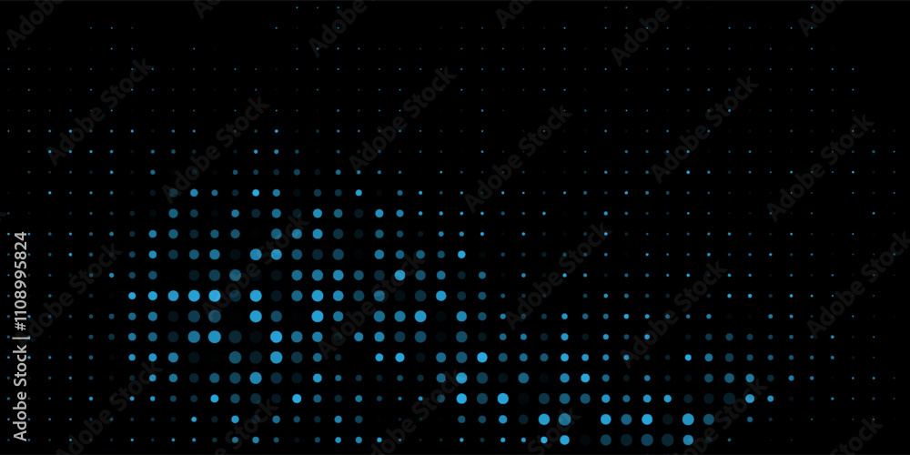 Poster light blue vector modern geometrical circle abstract background. dotted texture template. geometric 