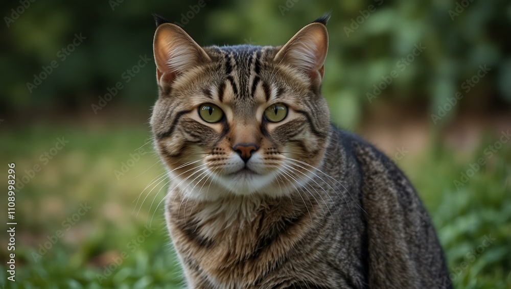 Canvas Prints Tabby cat.