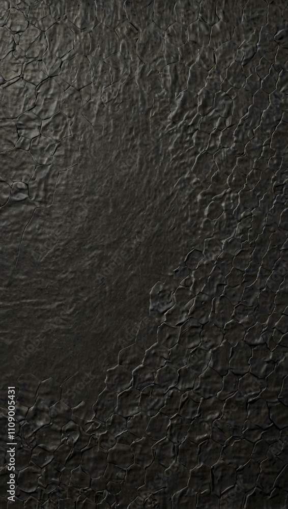 Poster textured oval shape on a dark gray canvas with a subtle honeycomb pattern.