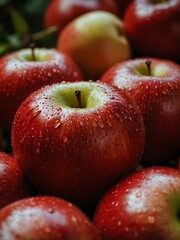 The refreshing benefits of eating fresh red apples.