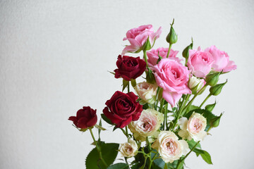 Fototapeta premium スプレー薔薇の花束