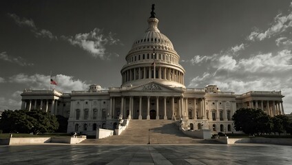 Fototapeta premium The United States Capitol building in Washington, DC.