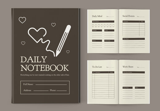 Elegant Daily Planner Template