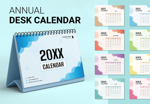 Desk Calendar Template