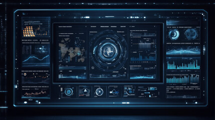 Obraz premium Smart tv. Set icons for smart tv interface. VECTOR mock up. Template