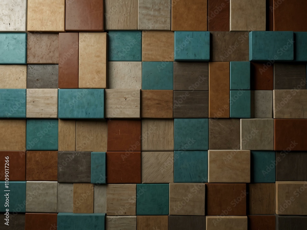 Poster tiles material structure background.