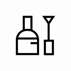 nail polish icon sign vector