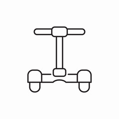 segway scooter icon sign vector