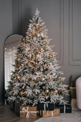 christmas tree with presents