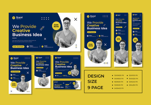 Business Web Banner Ads Design Template