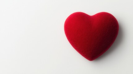 Valentine theme heart design studio setting graphic content minimalist environment close-up viewpoint for creative inspiration