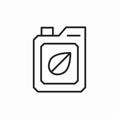 eco petrol canister icon sign vector