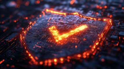 Rust programming language concept illustrated by a rusty shield