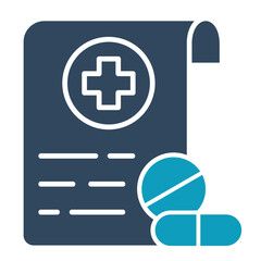 Obraz premium Prescription Icon