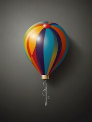 Obraz premium Vector of balloon logo.