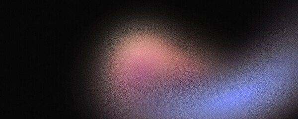 Dark pink blue grainy banner background