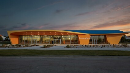 Vibrant community center for local activities.