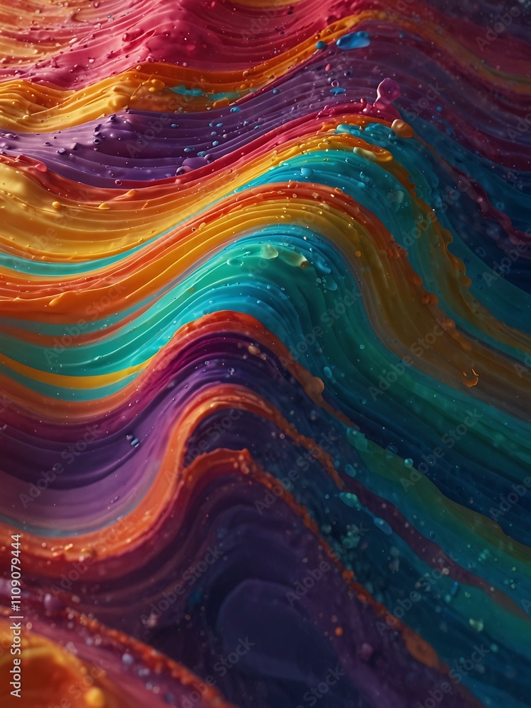 Poster vibrant ripple effect background for dynamic visuals.