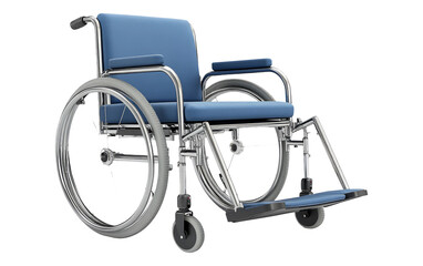 Wheelchair on Transparent Background for Medical Use