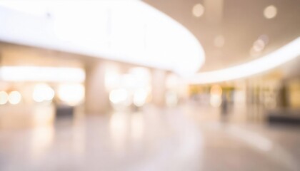 Modern Office Lobby with Soft Blur Effect Showcasing a Warm, Welcoming Ambiance Ideal for Design Concepts, Corporate Branding, and Business Presentations with a Focus on Minimalism and Elegance