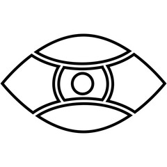 Animal, eye, vision icon